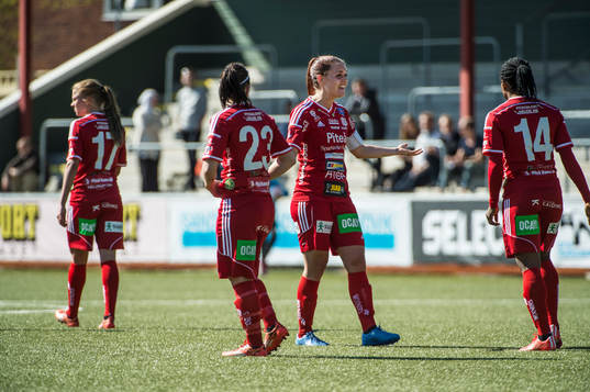 Piteås Lotta Ökvist, June Pedersen, Emilia Appelqvist och