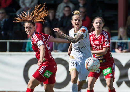 Rosengårds Anja Mittag mot Piteås Emilia Appelqvist och