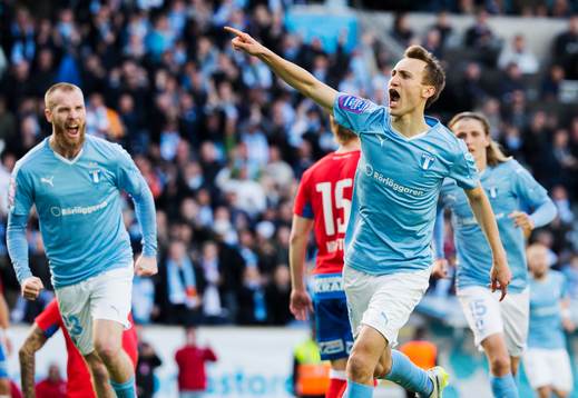 Malmös Magnus Wolff Eikrem gör 1-0