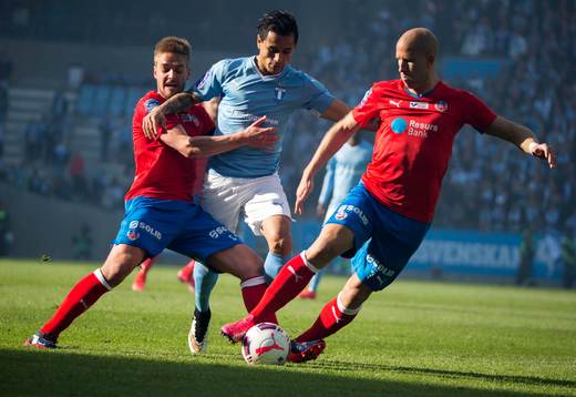 s Yoshimar Yotùn och Helsingborgs Johan Mårtensson och