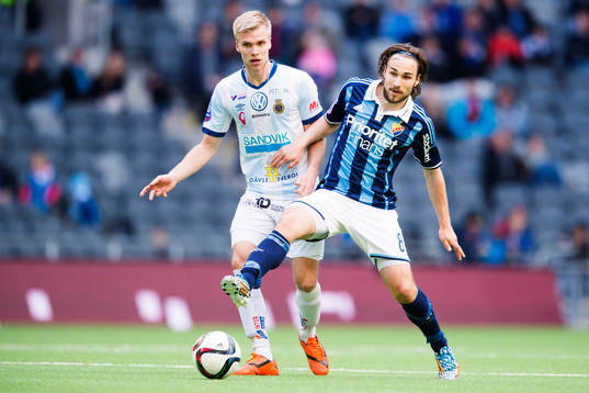 Gefles Robin Nilsson och Djurgårdens Kevin Walker