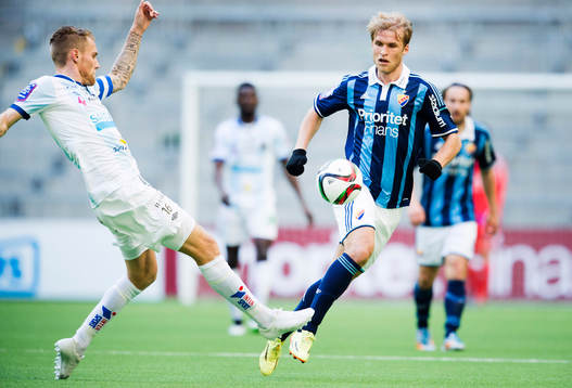 Gefles David Fällman och Djurgårdens Sebastian Andersson