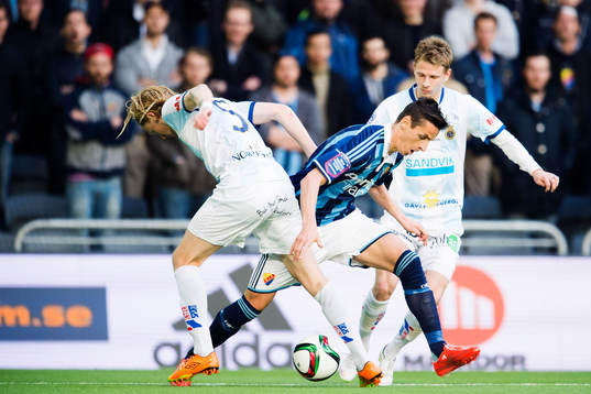Gefles Jacob Ericsson stoppar Djurgårdens Haris Radetinac