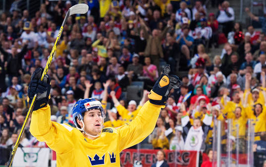 Sveriges Filip Forsberg jublar