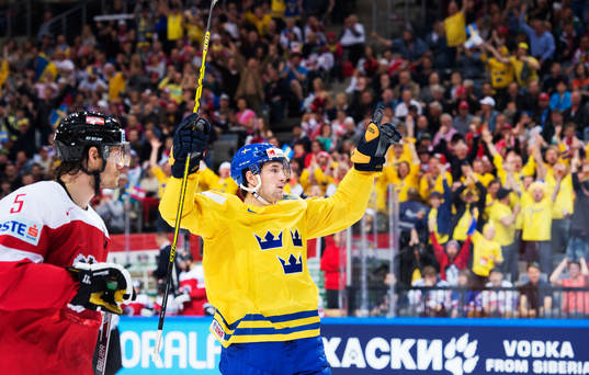 Sveriges Filip Forsberg jublar