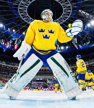 Sveriges målvakt Anders Nilsson