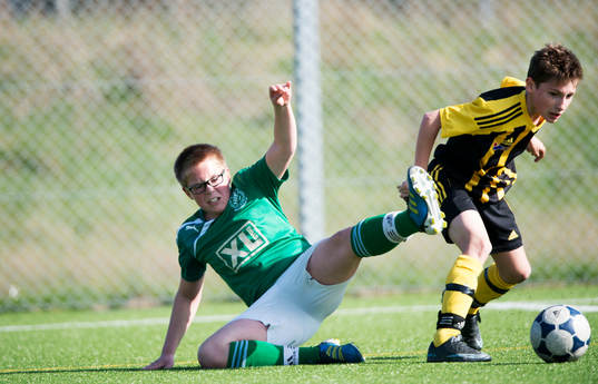 i matchen i pojkar födda 2002 mellan IFK Hässleholm och