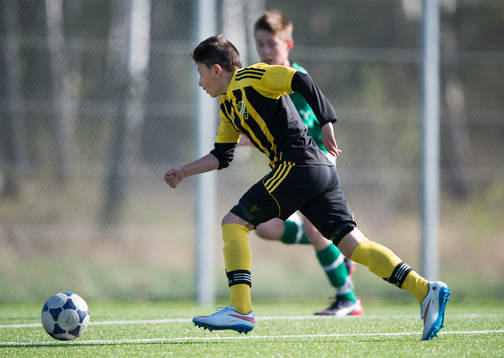 i matchen i pojkar födda 2002 mellan IFK Hässleholm och