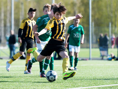 i matchen i pojkar födda 2002 mellan IFK Hässleholm och