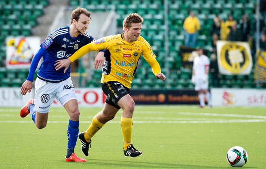 Sundsvalls Lars Gerson och Elfsborgs Anders Svensson