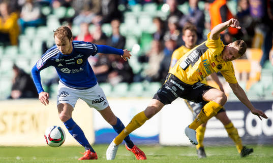 Sundsvalls Lars Gerson och Elfsborgs Viktor Claesson