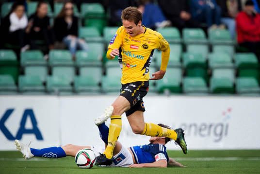 Elfsborgs Viktor Prodell och Sundsvalls Eric Larsson