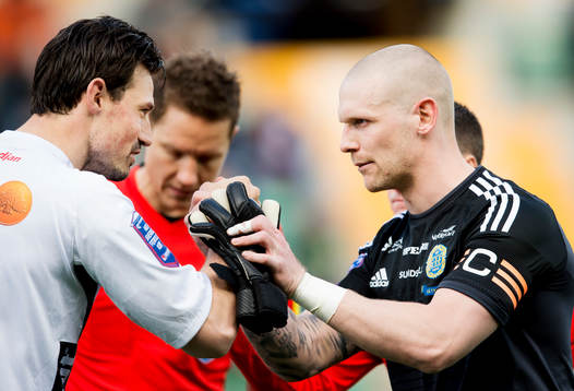 Elfsborgs målvakt Kevin Stuhr - Ellegaard och Sundsvalls