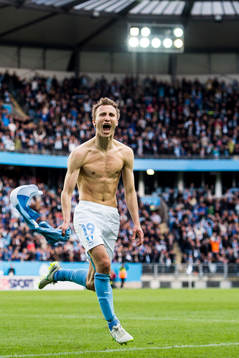 Malmö FFs Magnus Wolff Eikrem jublar
