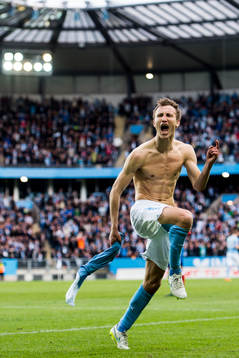 Malmö FFs Magnus Wolff Eikrem jublar