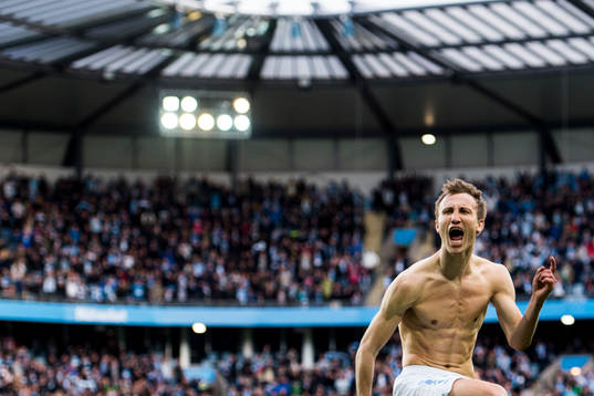 Malmö FFs Magnus Wolff Eikrem jublar