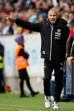 Helsingborgs manager Henrik Larsson