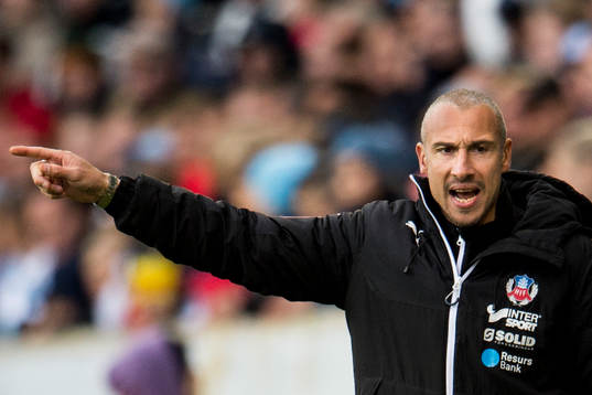 Helsingborgs manager Henrik Larsson