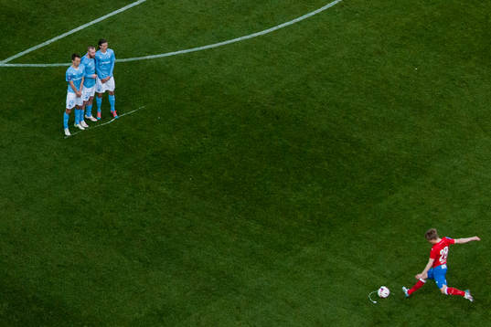 Malmö FFs Magnus Wolff Eikrem, Jo Inge Berget och Pawel