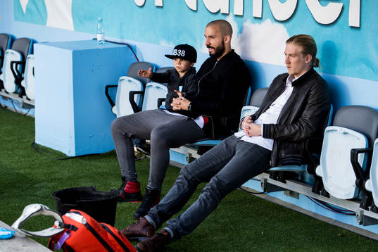Malmö FFs Guillermo Molins och Simon Kroon
