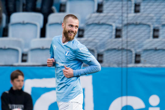 Malmö FFs Jo Inge Berget jublar