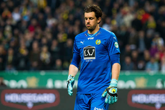 Hammarbys målvakt Johannes Hopf