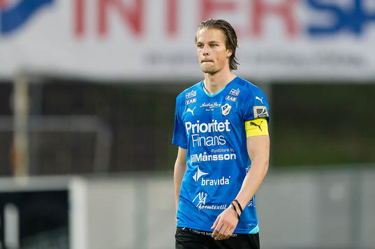 Halmstads Fredrik Liverstam deppar