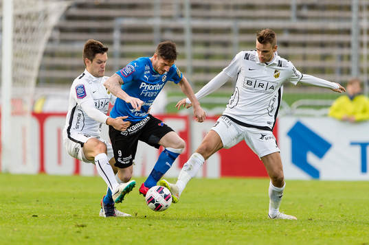 Häckens Ivo Pekalski (v) och Jasmin Sudic