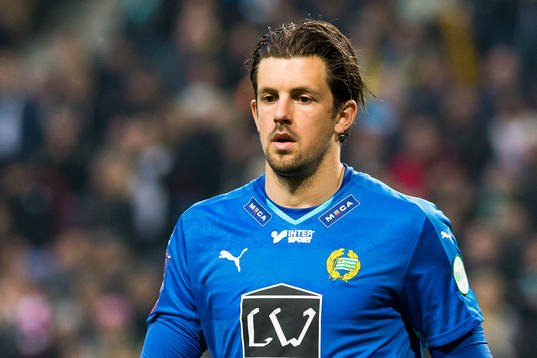 Hammarbys målvakt Johannes Hopf