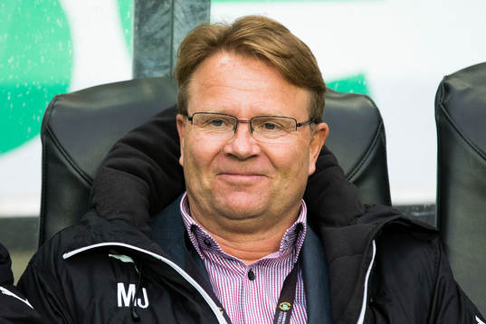 Hammarbys sportchef Mats Jingblad innan fotbollsmatchen i