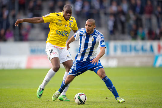 Falkenbergs Hakeem Araba och IFK Göteborgs Haitam Aleesami