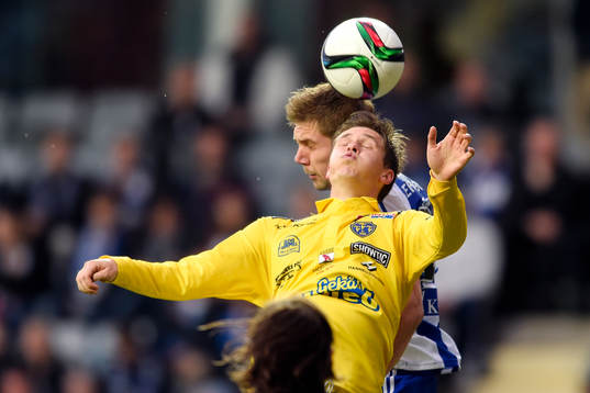 Falkenbergs Daniel Johansson och IFK Göteborgs Mikael Boman