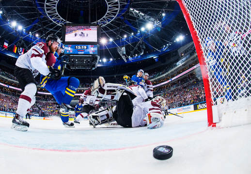 Sveriges Jimmie Ericsson och Oliver Ekman Larsson är