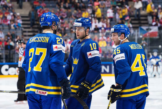 Sveriges Jimmie Ericsson, Joakim Lindström och Oscar