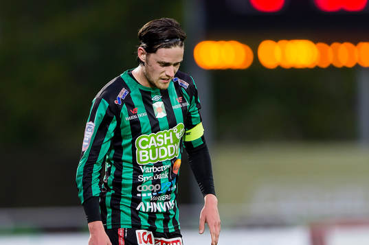 Varbergs Robin Tranberg deppar