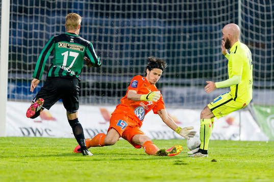 under fotbollsmatchen i Superettan mellan Varberg och