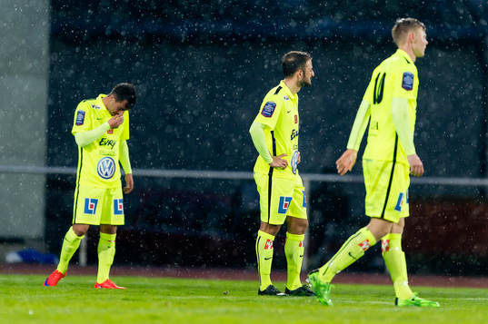 Jönköpings Södras spelare deppar