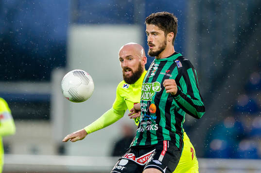 Varbergs Ajsel Kujovic och Jönköpings Södras Tobias