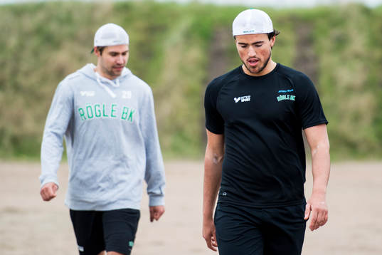 Rögles Ludvig Rensfeldt och Alen Bibic