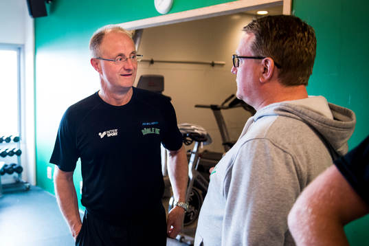 Rögles tränare tränare Anders Eldebrink och Magnus Bogren