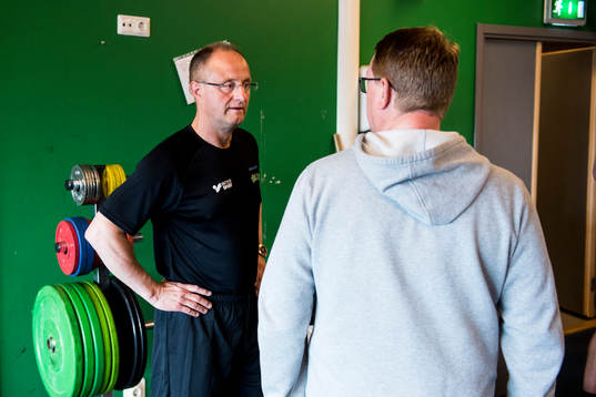 Rögles tränare tränare Anders Eldebrink och Magnus Bogren