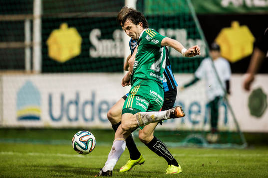 under fotbollsmatchen i Superettan mellan Ljungskile och