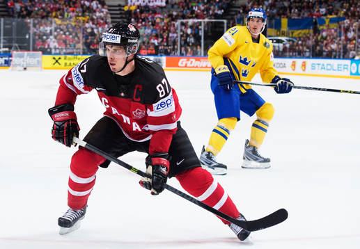 Kanadas Sidney Crosby och Sveriges Loui Eriksson