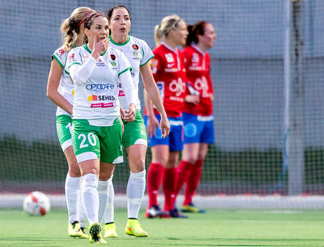 Hammarbys Helen Eke deppar