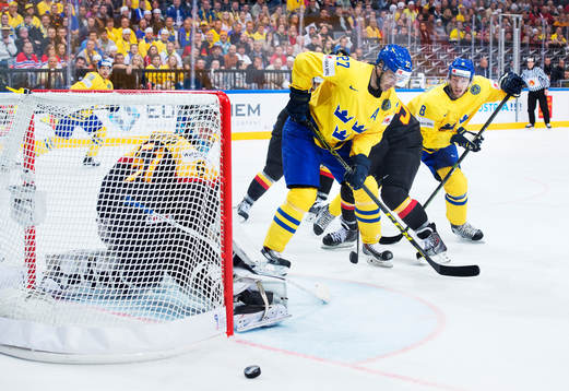Sveriges Jimmie Ericsson och Petter Granberg oroar framför