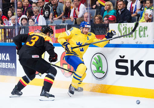 Tysklands Justin Krueger och Sveriges Joel Lundqvist