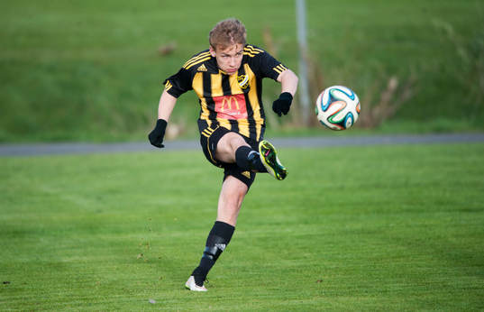 i matchen för pojkar födda 2000 mellan IFK Hässleholm