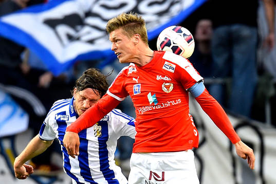 IFK Göteborgs Gustav Svensson och Kalmars Viktor Elm