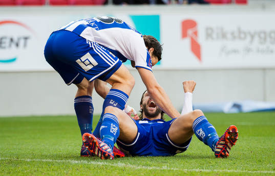 IFK Göteborgs Mattias Bjärsmyr jublar