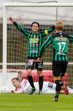 Varbergs Robin Tranberg jublar